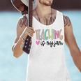 Teaching Is My Jam For Women Teacher Cute Teachers Outfit Men Tank Top, gift for family, gift for coworker Teaching Is My Jam For Women Teacher Cute Teachers Outfit Men Tank Top, gift for family, gift for coworker