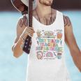 The Tired Teachers Department Retro Groovy Back To School Men Tank Top, gift for family, gift for coworker The Tired Teachers Department Retro Groovy Back To School Men Tank Top, gift for family, gift for coworker