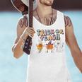 Trick Or Teach Candy Corn Pumpkin Ghost Teacher Men Tank Top, gift for family, gift for coworker