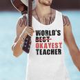World's Best Okayest Teacher ACY025a For Men Women Men Tank Top, gift for family, gift for coworker World's Best Okayest Teacher ACY025a For Men Women Men Tank Top, gift for family, gift for coworker