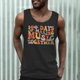 100 Days Of School Music Teacher Men Tank Top, novelty gifts, funny gifts