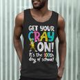 100th Day Of School Get Your Cray On Teacher Men Tank Top, novelty gifts, funny gifts