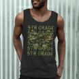 5th Grade Teacher Student Camo Bow Back To School Men Tank Top, novelty gifts, funny gifts