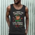 6-7 Students Saying 67 Xmas Six Seven Teacher Christmas Men Tank Top, novelty gifts, funny gifts