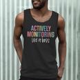 Actively Monitoring Like A Boss Shirt State Testing Teacher Men Tank Top, novelty gifts, funny gifts