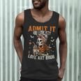 Admit It You Low Key Love Art Bruh Halloween Art Teacher Men Tank Top, novelty gifts, funny gifts