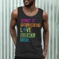 Admit It You Low Key Love Science Bruh Funny Science Teacher Men Tank Top, novelty gifts, funny gifts