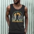 Adventure Awaits Bigfoot Teacher Kindergarten Back To School Men Tank Top, novelty gifts, funny gifts