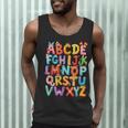 Alphabet A-Z ABC Kids Back To School Pre K Teachers Men Tank Top, novelty gifts, funny gifts