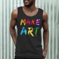 Make Art Painter Artist Teacher Artsy Men Women Kids Men Tank Top, novelty gifts, funny gifts