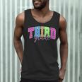 Back To School Neon Checkered Third Grade Colorful Teacher Men Tank Top, novelty gifts, funny gifts Back To School Neon Checkered Third Grade Colorful Teacher Men Tank Top, novelty gifts, funny gifts