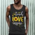 Back To School Teach Love And Inspire Teacher Sunflower Men Tank Top, novelty gifts, funny gifts
