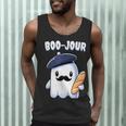 Boo Jour Ghost French Teacher Vintage Teacherlife Groovy Men Tank Top, novelty gifts, funny gifts