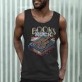 Books Rock Rock'n Roll Science Of Reading Teachers Guitar Men Tank Top, novelty gifts, funny gifts