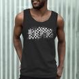 Bulldogs School Spirit Bulldog Pride Checkered Teacher Men Tank Top, novelty gifts, funny gifts
