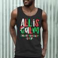 All Calm Said No Teacher Teacher Christmas Lights Men Tank Top, novelty gifts, funny gifts