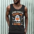 You Can't Scare Me I Teach History Retro Teacher Halloween Men Tank Top, novelty gifts, funny gifts