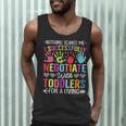 Childcare Teacher Negotiate With Toddlers Daycare Provider Men Women Girls Kids Men Tank Top, novelty gifts, funny gifts Childcare Teacher Negotiate With Toddlers Daycare Provider Men Women Girls Kids Men Tank Top, novelty gifts, funny gifts