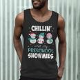 Chillin' With My Preschool Snowmies Teacher Christmas Men Women Kids Men Tank Top, novelty gifts, funny gifts