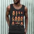 Christmas Math Teacher Equation Gingerbread With Santa Hat Men Women Men Tank Top, novelty gifts, funny gifts