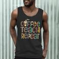 Coffee Teach Repeat Leopard Print Back To School Teachers Men Tank Top, novelty gifts, funny gifts Coffee Teach Repeat Leopard Print Back To School Teachers Men Tank Top, novelty gifts, funny gifts