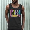 Colorful PARA Teacher Paraprofessional Cute Pencil Men Tank Top, novelty gifts, funny gifts Colorful PARA Teacher Paraprofessional Cute Pencil Men Tank Top, novelty gifts, funny gifts