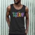 Colorful Steam Letters For Steam Program Teacher And Student Men Tank Top, novelty gifts, funny gifts Colorful Steam Letters For Steam Program Teacher And Student Men Tank Top, novelty gifts, funny gifts