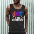 Cool Art For Men Women Art Teacher Artist Painter Superpower Men Tank Top, novelty gifts, funny gifts