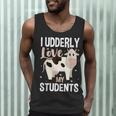 Cow Teacher Lover Men Tank Top, novelty gifts, funny gifts