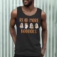 Cute Booooks Ghost Read More Books Teacher Halloween Men Tank Top, novelty gifts, funny gifts