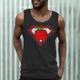 Cute Distressed Super Teacher Superhero Apple Shirt Men Tank Top, novelty gifts, funny gifts