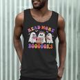 Cute Ghost Read More Books Lover Teacher Halloween Costume Men Tank Top, novelty gifts, funny gifts