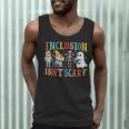 Cute Inclusion Isn't Scary Teacher Skeleton Ghost Halloween Men Tank Top, novelty gifts, funny gifts Cute Inclusion Isn't Scary Teacher Skeleton Ghost Halloween Men Tank Top, novelty gifts, funny gifts
