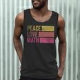 Cute Math Teacher Peace Love Math Men Tank Top, novelty gifts, funny gifts Cute Math Teacher Peace Love Math Men Tank Top, novelty gifts, funny gifts