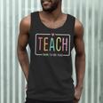 Cute Teacher Life Teach Them To Be Kind School Mom Teachers Men Tank Top, novelty gifts, funny gifts