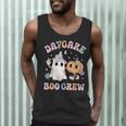 Daycare Boo Crew Groovy Halloween Floral Ghost Kid Teacher Men Tank Top, novelty gifts, funny gifts