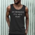 En Francais S'Il Vous Plait French Teacher Back To School Men Tank Top, novelty gifts, funny gifts