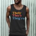 English Teacher Their There Theyre Grammar Men Women Men Tank Top, novelty gifts, funny gifts