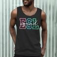 ESL Squad Teacher English As A Second Language Men Tank Top, novelty gifts, funny gifts