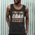 Everyone Communicates Differently Halloween Sped Teacher Men Tank Top, novelty gifts, funny gifts