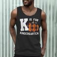 Fall Kindergarten Teacher K Is For Buffalo Plaid Pumpkin Men Tank Top, novelty gifts, funny gifts Fall Kindergarten Teacher K Is For Buffalo Plaid Pumpkin Men Tank Top, novelty gifts, funny gifts