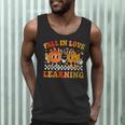 Fall In Love With Learning Autumn Pumpkin Fall Teacher Kids Men Tank Top, novelty gifts, funny gifts