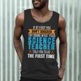 If At First You Don't Succeed Try Doing What Science Teacher Men Tank Top, novelty gifts, funny gifts