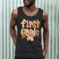 First Grade Fall Floral Coquette Bow Teachers Students Men Tank Top, novelty gifts, funny gifts First Grade Fall Floral Coquette Bow Teachers Students Men Tank Top, novelty gifts, funny gifts