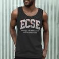 Floral ECSE Early Childhood Special Education SPED Teacher Men Tank Top, novelty gifts, funny gifts