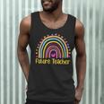 Future Teacher Rainbow Men Tank Top, novelty gifts, funny gifts