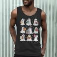 Ghost Reading Teacher Halloween Costume Librarian Book Lover Men Tank Top, novelty gifts, funny gifts Ghost Reading Teacher Halloween Costume Librarian Book Lover Men Tank Top, novelty gifts, funny gifts
