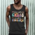 Groovy Some Call It Chaos We Call It Kindergarten Teacher Men Tank Top, novelty gifts, funny gifts Groovy Some Call It Chaos We Call It Kindergarten Teacher Men Tank Top, novelty gifts, funny gifts