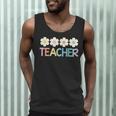 Groovy Teacher Cute Daisy Flower Retro Back To School Men Tank Top, novelty gifts, funny gifts Groovy Teacher Cute Daisy Flower Retro Back To School Men Tank Top, novelty gifts, funny gifts