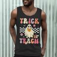 Groovy Teacher Halloween Retro Trick Or Teach Floral Ghost Men Tank Top, novelty gifts, funny gifts Groovy Teacher Halloween Retro Trick Or Teach Floral Ghost Men Tank Top, novelty gifts, funny gifts